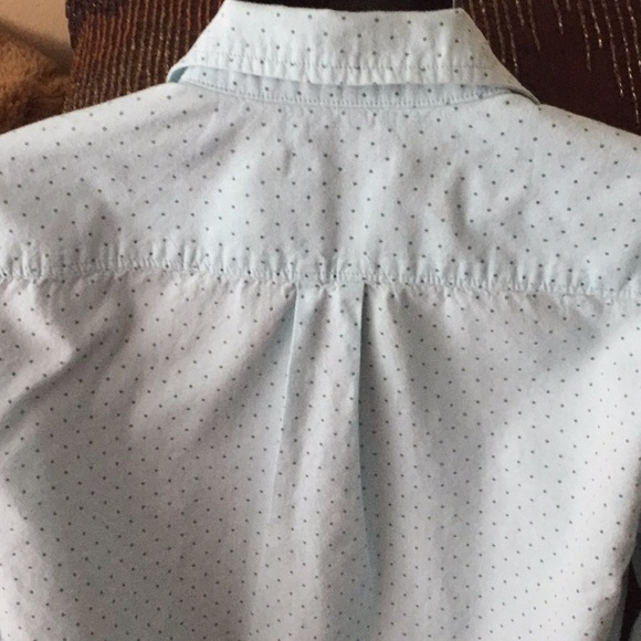 J. CREW cotton button down size 2 EUC - Picture 2 of 3